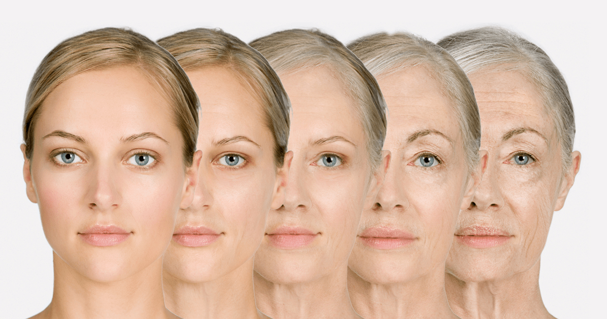 envejecimiento de la piel facial en mujeres